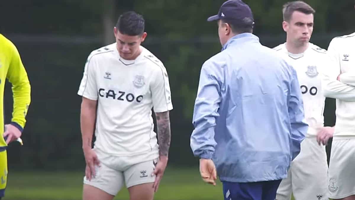 James Rodríguez sobre salida del Everton y Rafael Benítez