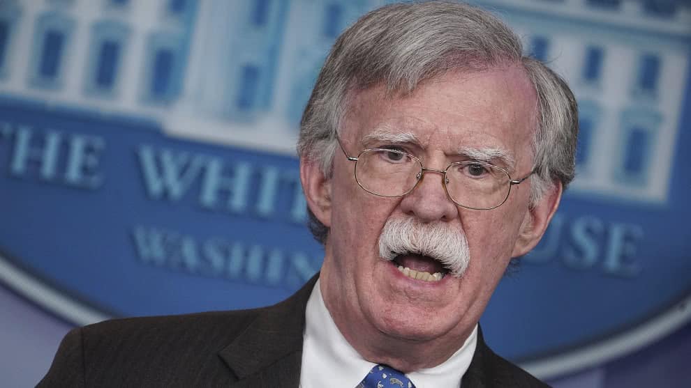 John Bolton hizo varios pronunciamientos contra el régimen de Nicolás Maduro. Foto: AFP