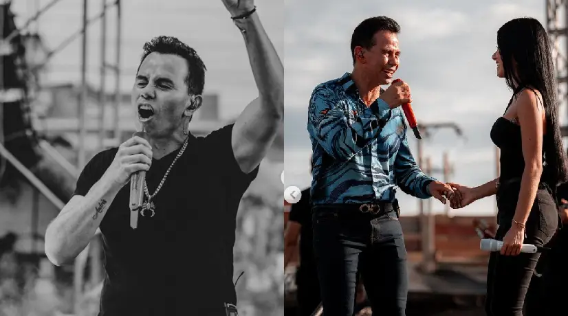 Jhonny Rivera tiene novia 30 años menor que él