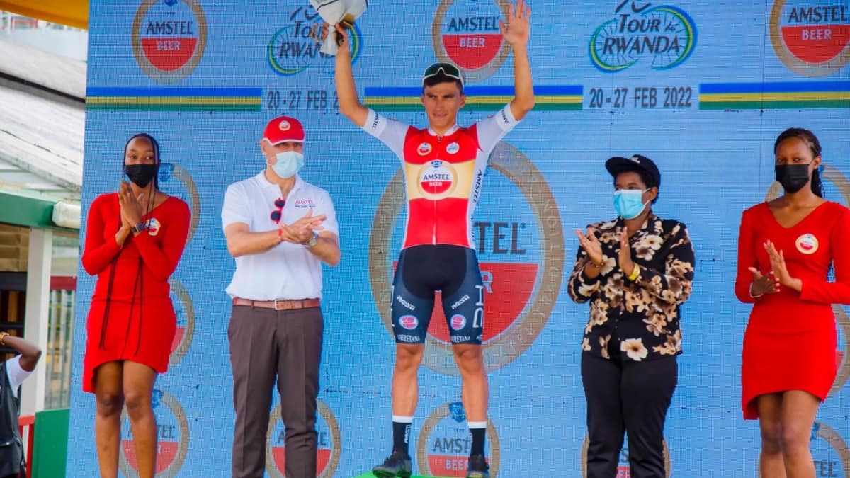 Jhonatan Restrepo ganó la etapa 2 del Tour de Ruanda