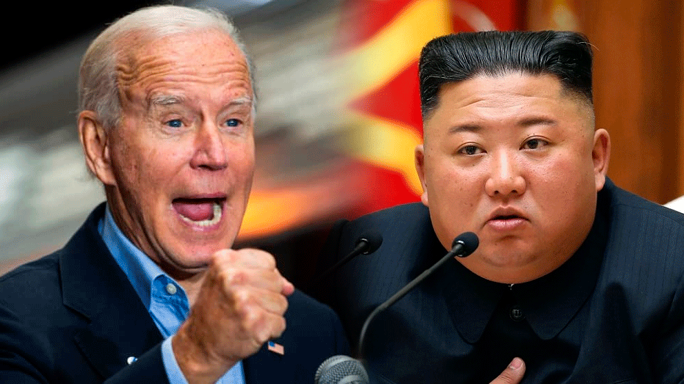 Joe Biden y Kim Jong-un