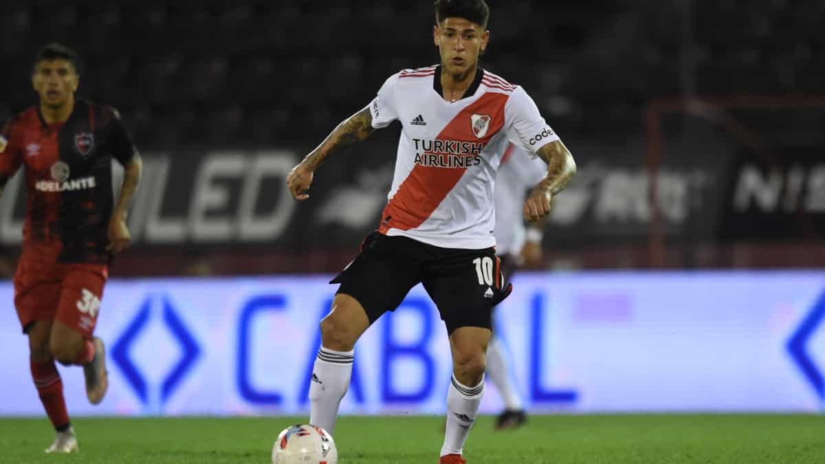 Jorge Carrascal, gol con River Plate contra Newell's