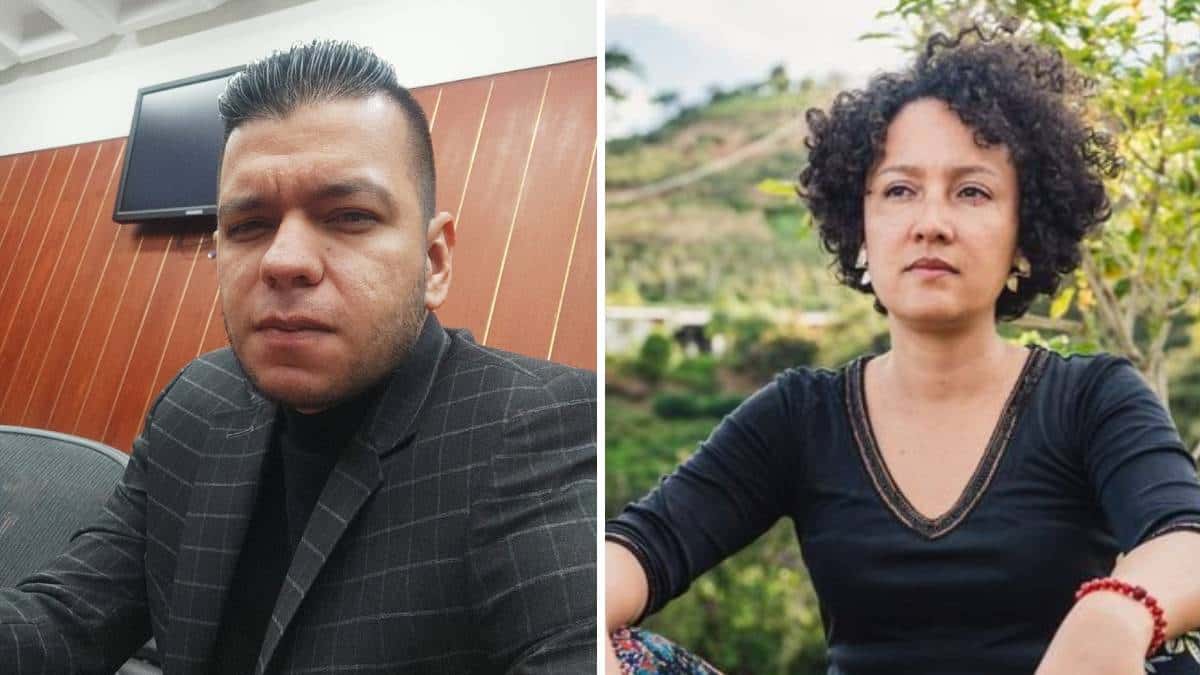 Isabel Zuleta y Jota Pe Hernández: foto falsa Congreso