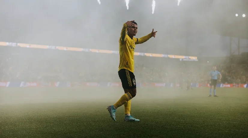 Juan Camilo 'Cucho' Hernández adelantó al Columbus Crew en la final de la MLS Cup 2023: video