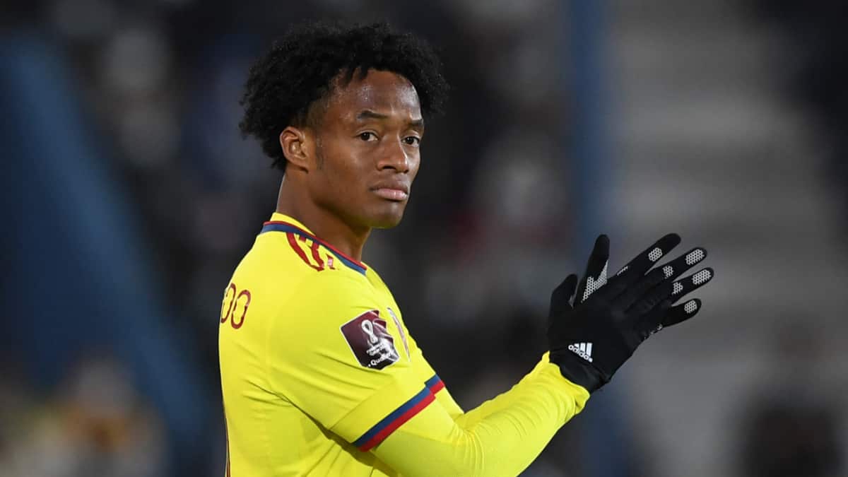 Juan Guillermo Cuadrado baja de Colombia ante Brasil