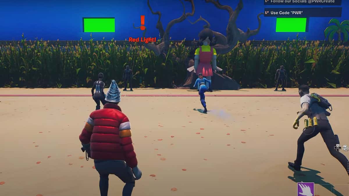 ¿Cómo jugar el Juego del Calamar en Fortnite?