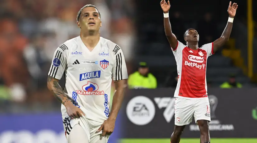 Junior y Santa Fe fracasan en liga colombiana