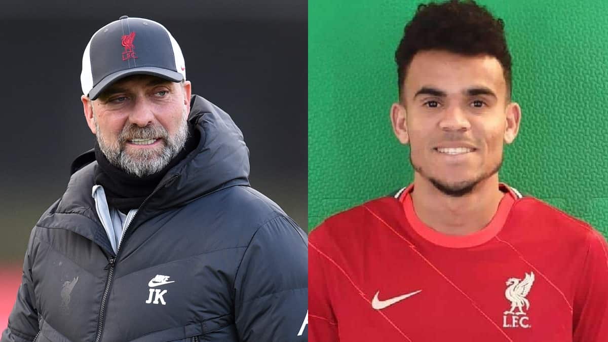 Luis Díaz y Jürgen Klopp