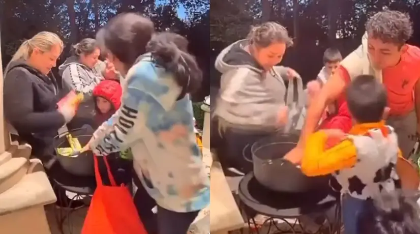 ¡Qué imprudencia! Un grupo de niños se robó todos los dulces de Halloween que dejó una familia en su casa