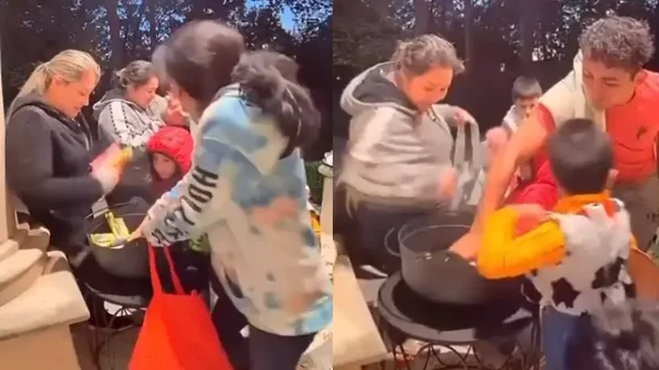 ¡Qué imprudencia! Un grupo de niños se robó todos los dulces de Halloween que dejó una familia en su casa