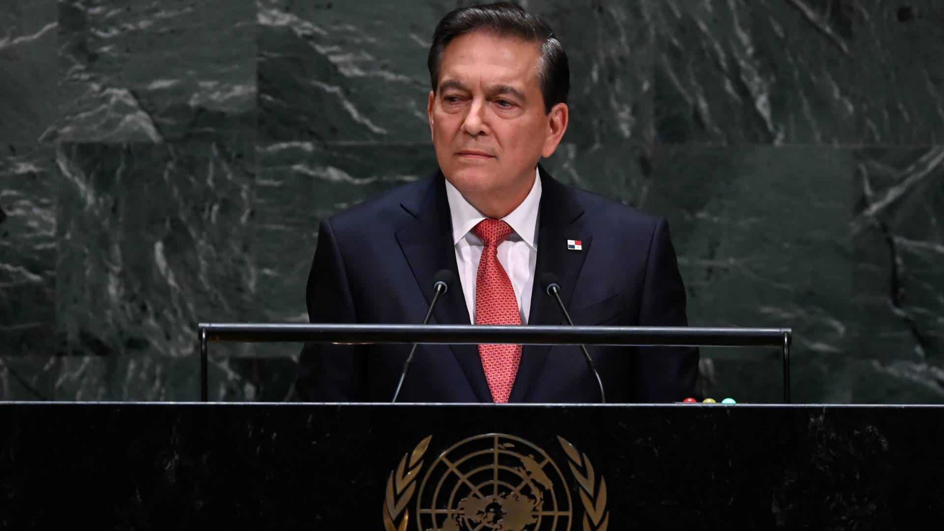 El presidente panameño, Laurentino Cortizo. Foto: AFP