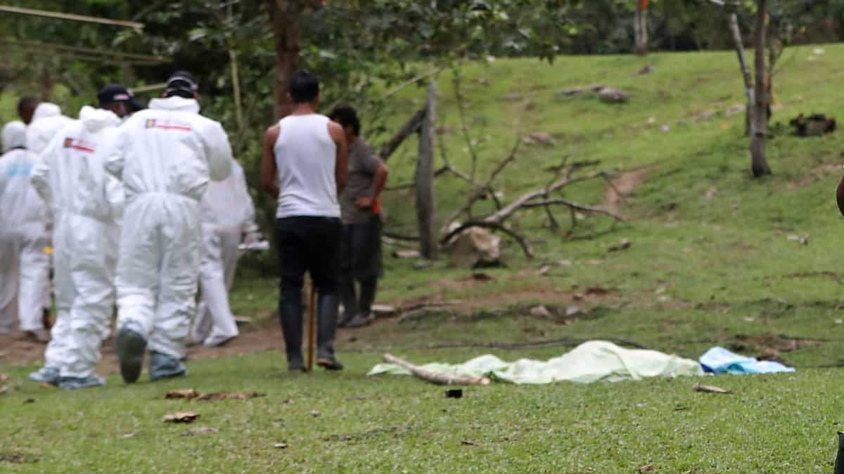 Empiezan labores para levantamiento de cuerpos de soldados en Valle del Cauca