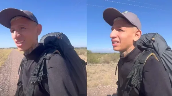 ‘La Liendra’ fue víctima de los ladrones en su travesía para llegar a la Cordillera de Los Andes