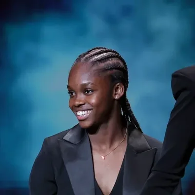 Linda Caicedo no ocultó su emoción de estar en la gala del Balón de Oro