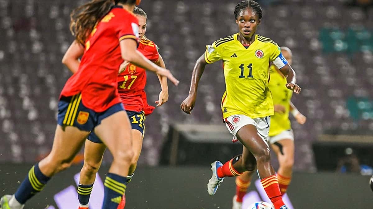 Linda Caicedo sobre lesión España 1-0 Colombia: Mundial femenino Sub-17