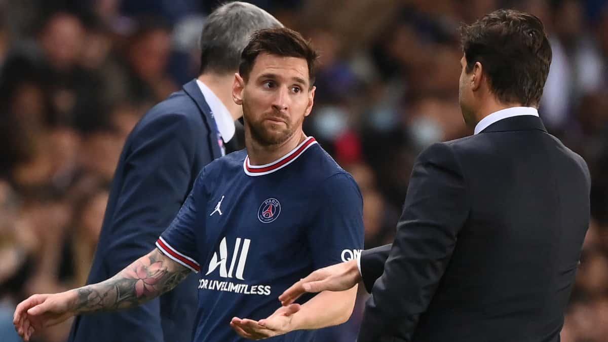 Mauricio Pochettino habló sobre el cambio de Lionel Messi en el PSG