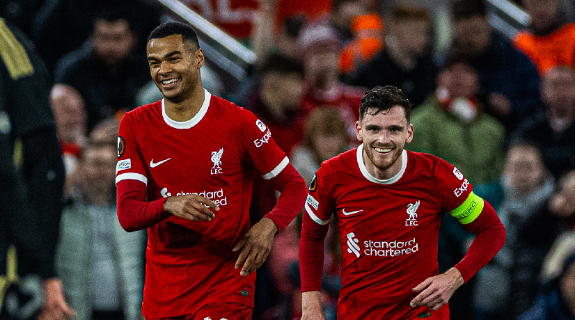 ¡Fiesta de goles en Anfield! Liverpool goleó 6-1 a Sparta Praga y está en 'cuartos' de Europa League