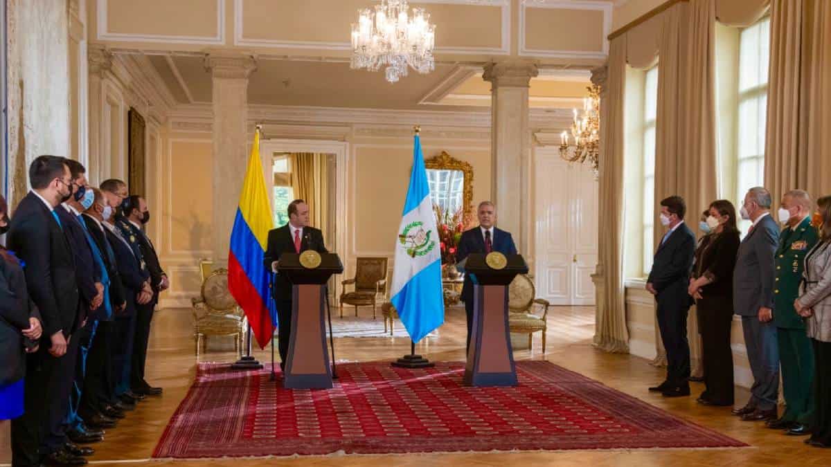 Estos fueron los temas de la reunión entre Colombia y Guatemala