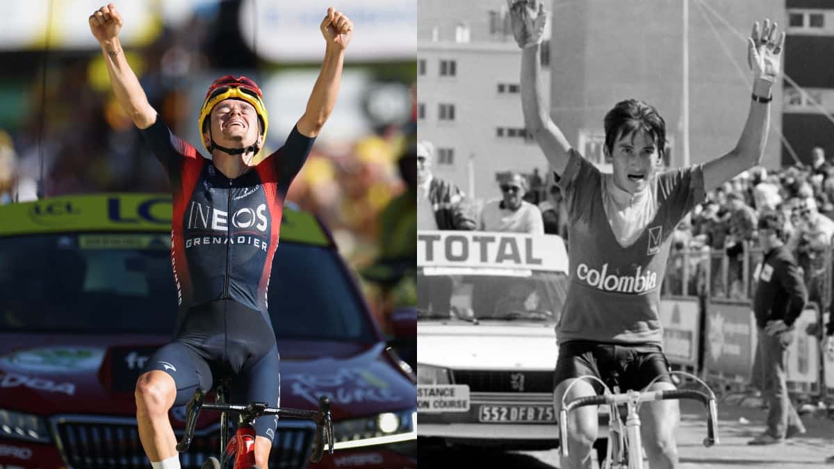 Thomas Pidcock superó a Lucho Herrera en Tour de Francia