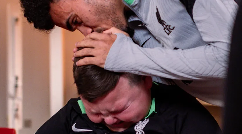 Grande, Luis Díaz: pequeño hincha de Liverpool, quien padece rara enfermedad, conoció a su "héroe"