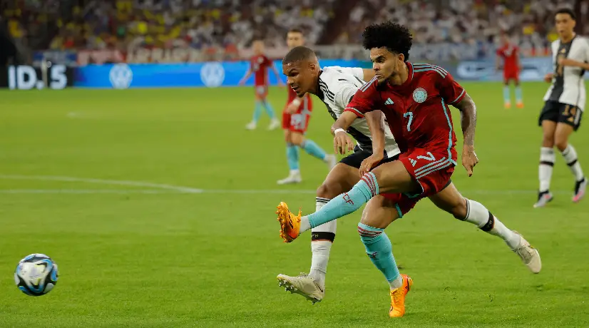 Luis Díaz marca el 1-0 contra Alemania