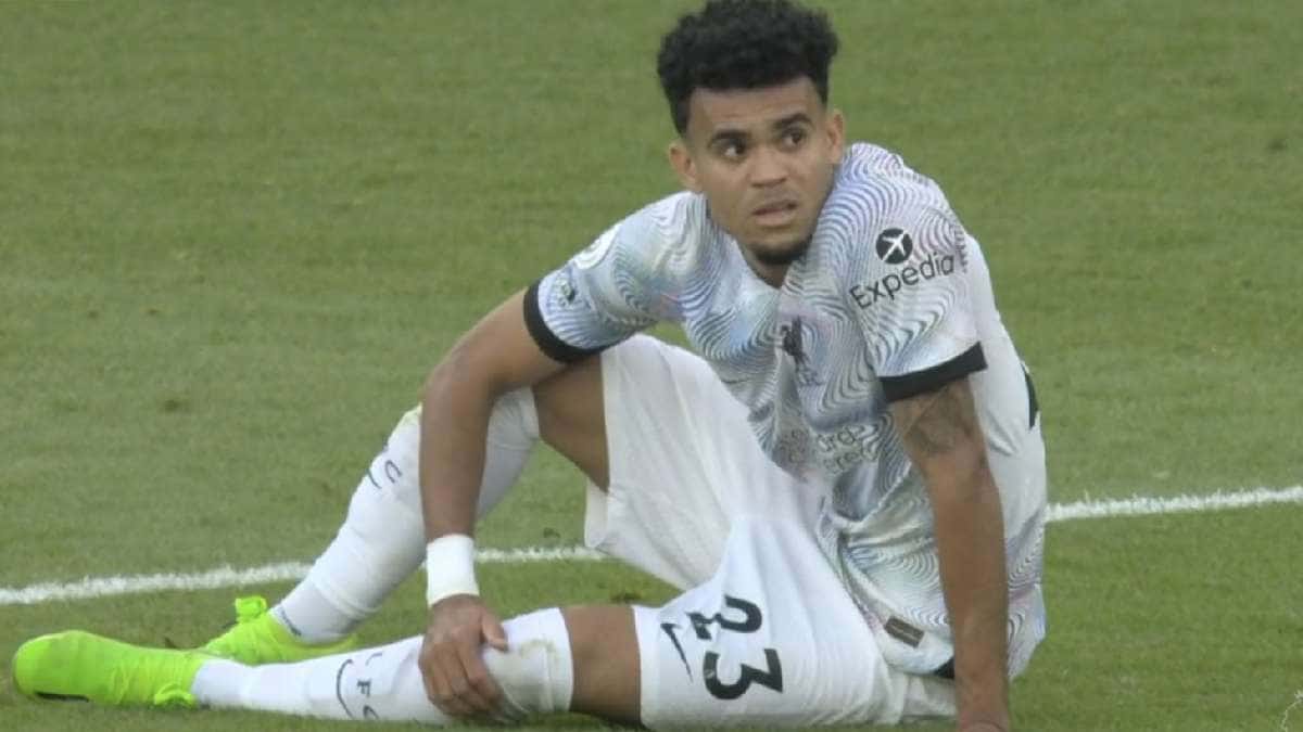 Luis Díaz se lesionó contra el Arsenal