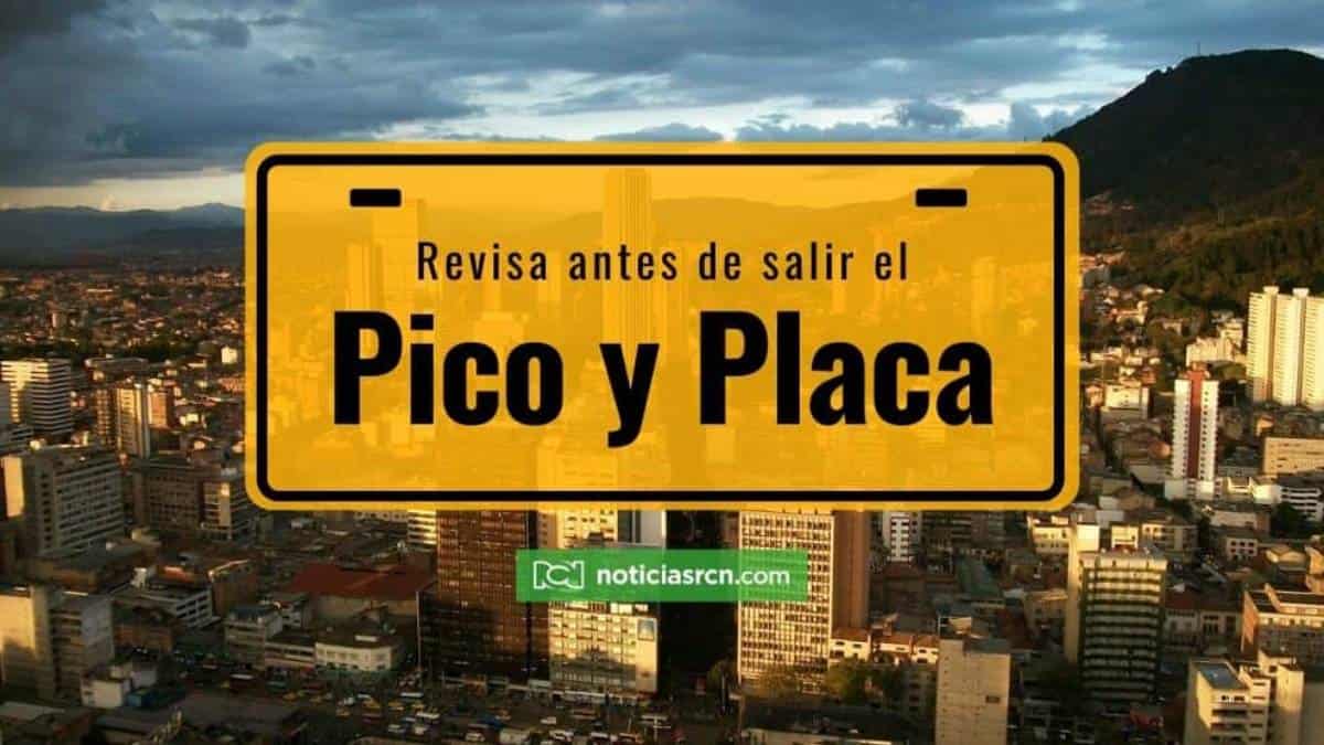 Pico y placa para este lunes 25 de enero en las principales ciudades de Colombia
