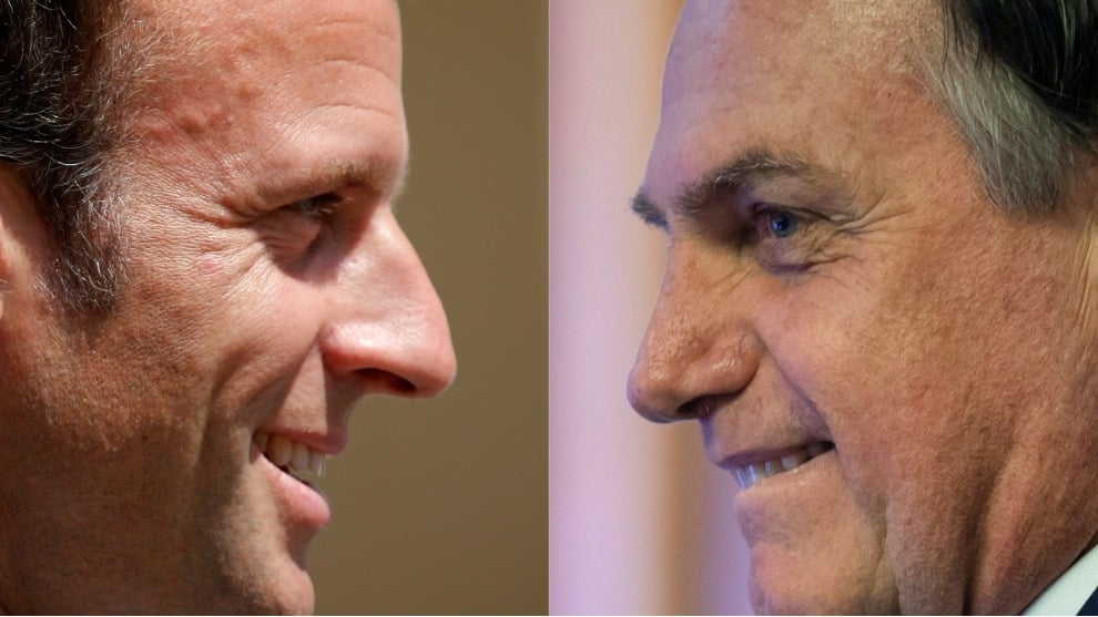 Debate y controversia, la pelea verbal entre Bolsonaro y Macron