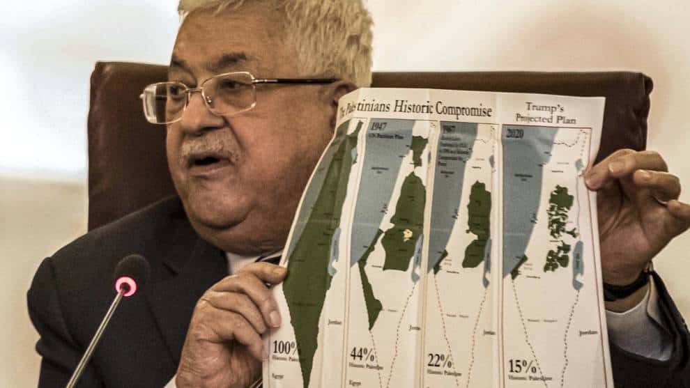 El presidente palestino, Mahmud Abas