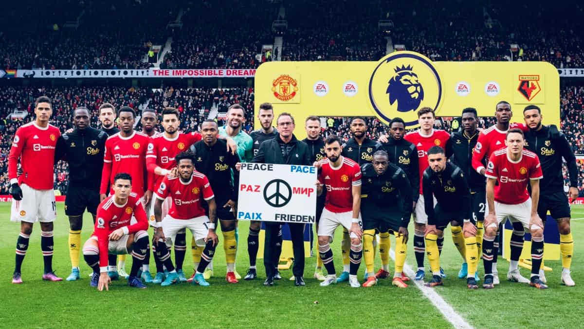 Guerra Rusia Ucrania: Manchester United y Watford, unidos por Ucrania