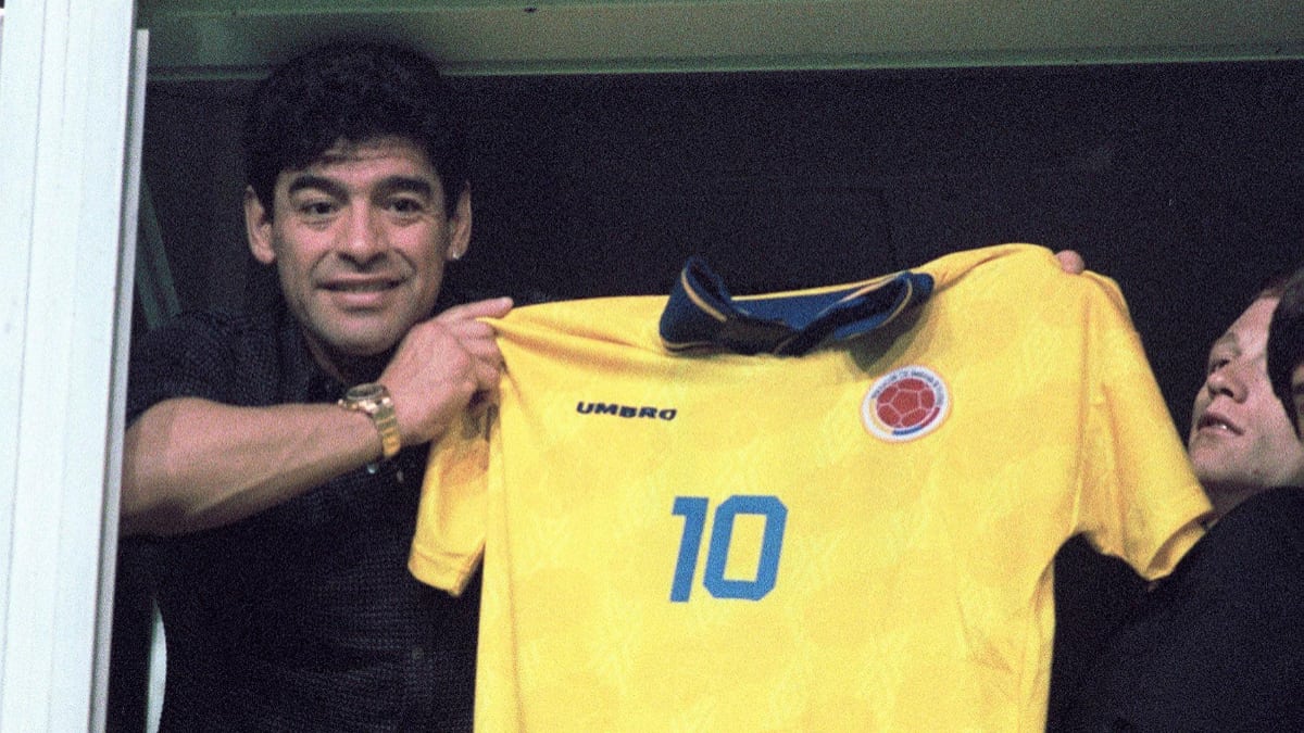 El colombiano que conoció a Maradona y comió con él