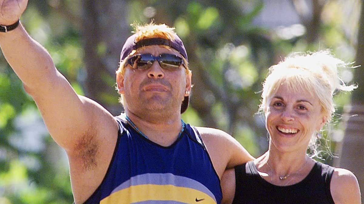 Diego Maradona y Claudia Villafañe