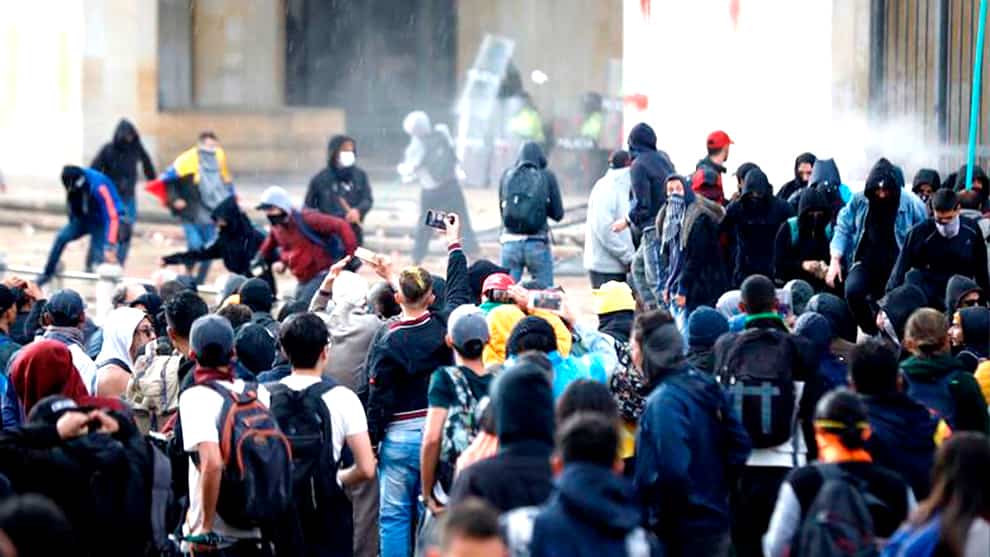Marchas estudiantiles en Bogotá