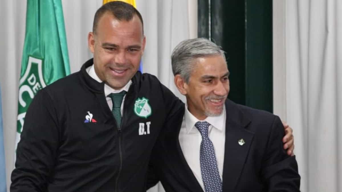 Rafael Dudamel y Marco Caicedo