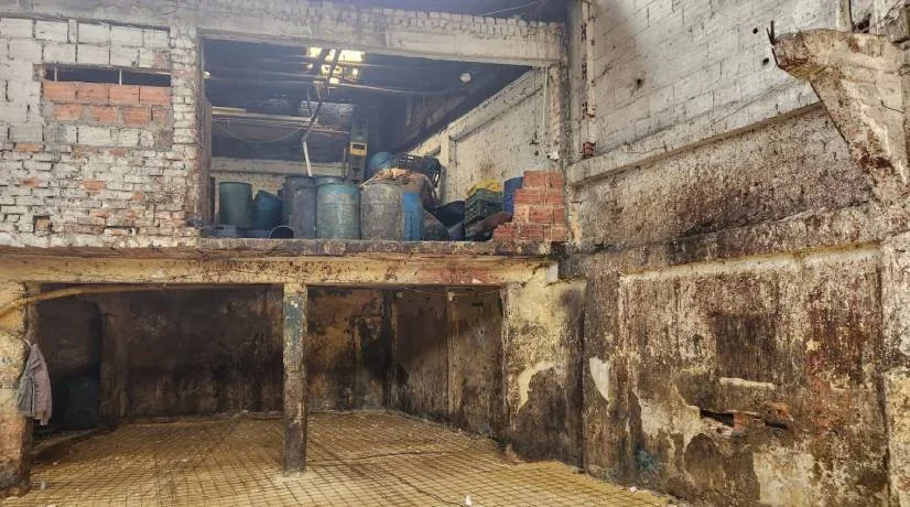 Así era el matadero clandestino sellado sur de Bogotá / Foto: Alcaldía de Tunjuelito. Así era el matadero clandestino sellado sur de Bogotá
