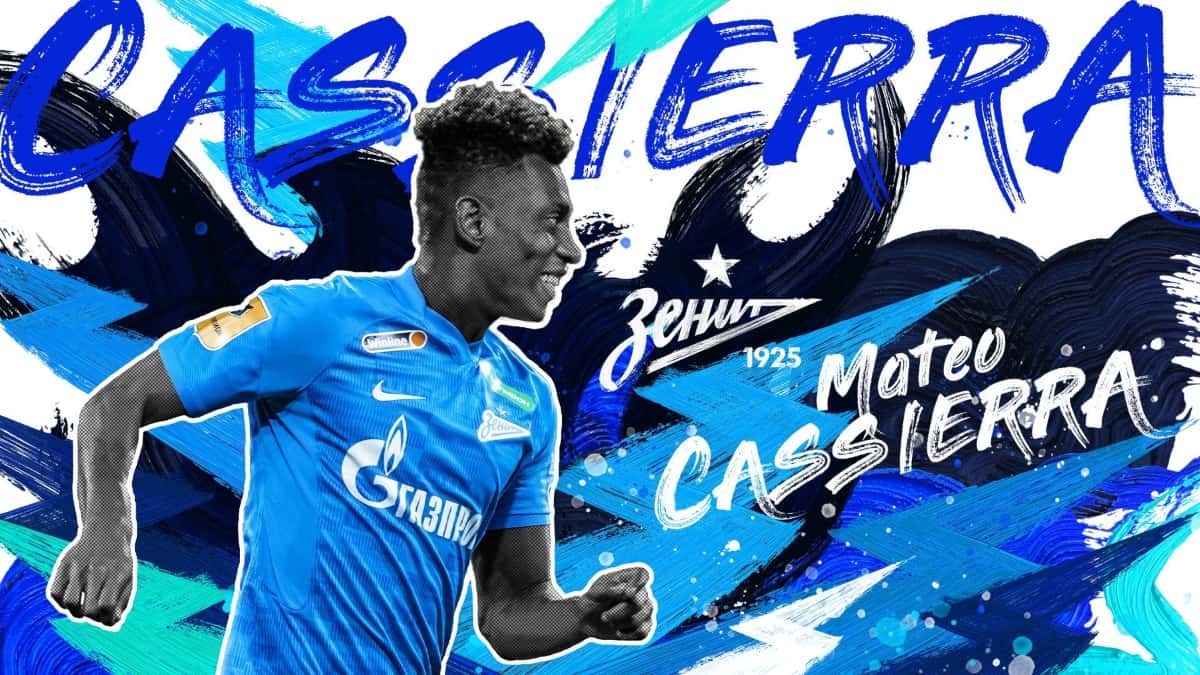 Mateo Casierra, nuevo futbolista del Zenit