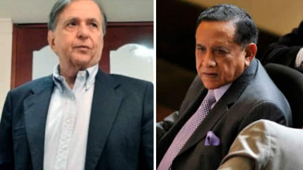Alberto Santofimio y el general (r) Maza Márquez