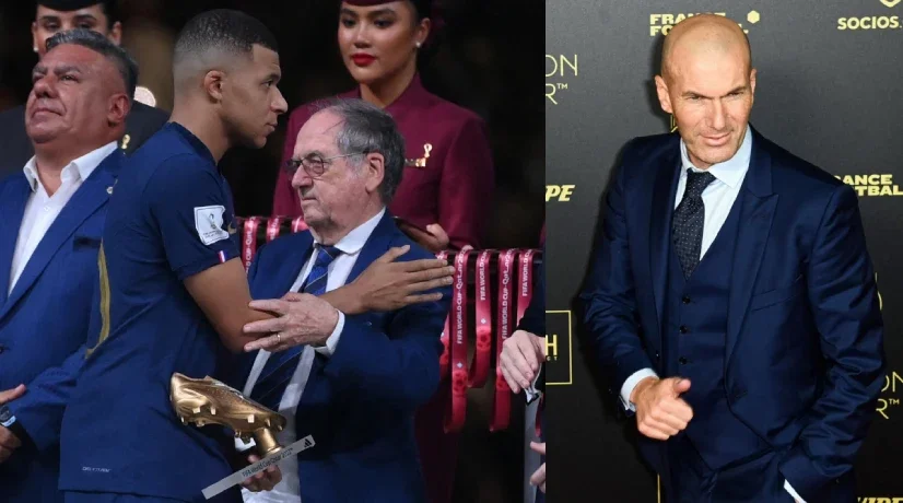 Mbappé defensa a Zidane de presidente Federación francesa