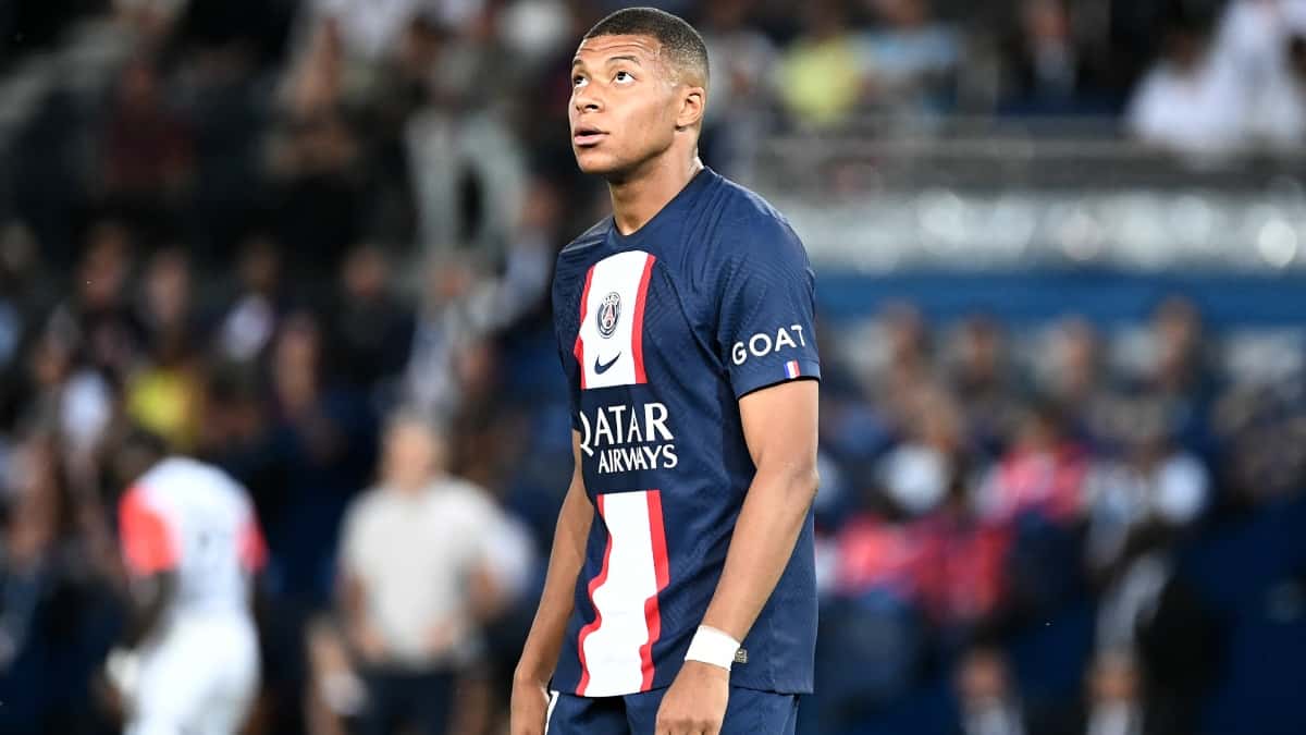 Mbappé, feo gesto en PSG 5-2 Montpellier: Ligue 1 2022/23