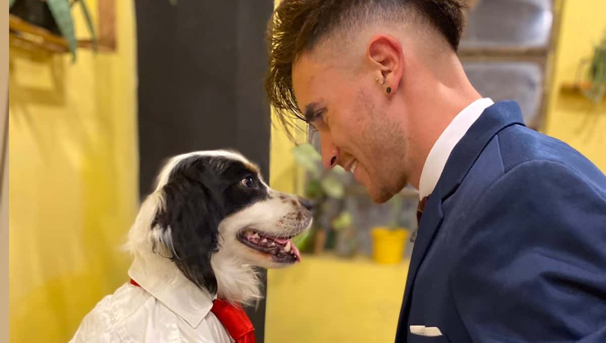Médico celebró con su perro