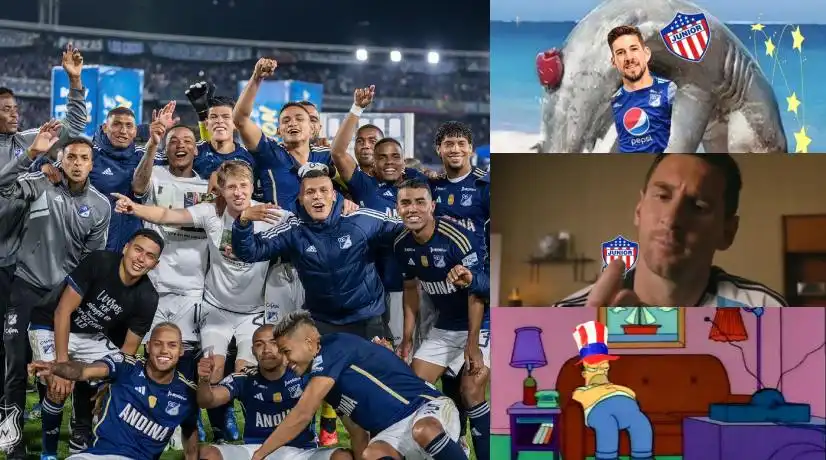 Millonarios es campeón mientras que Junior es el centro de las burlas en redes: memes