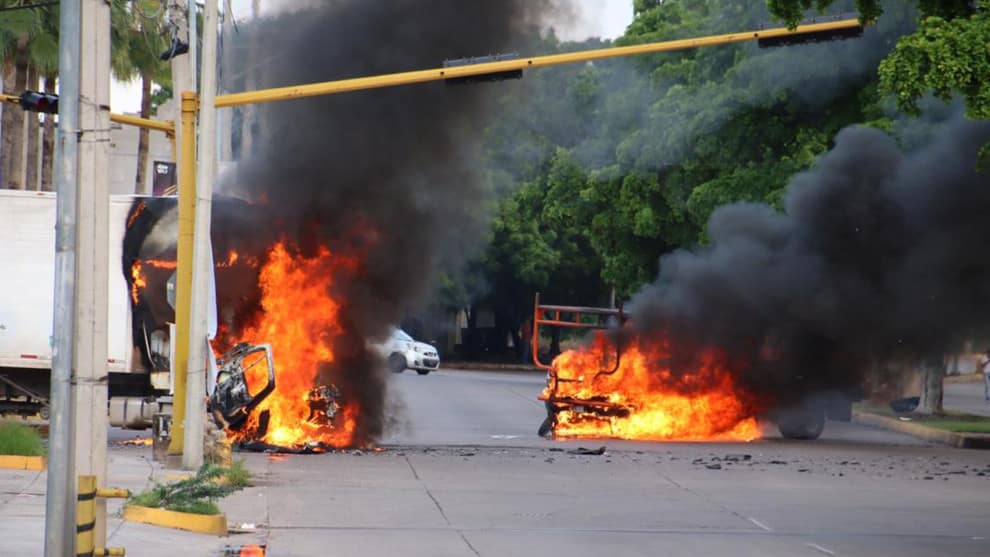 Los disturbios estallaron en Sinaloa tras la captura del hombre.