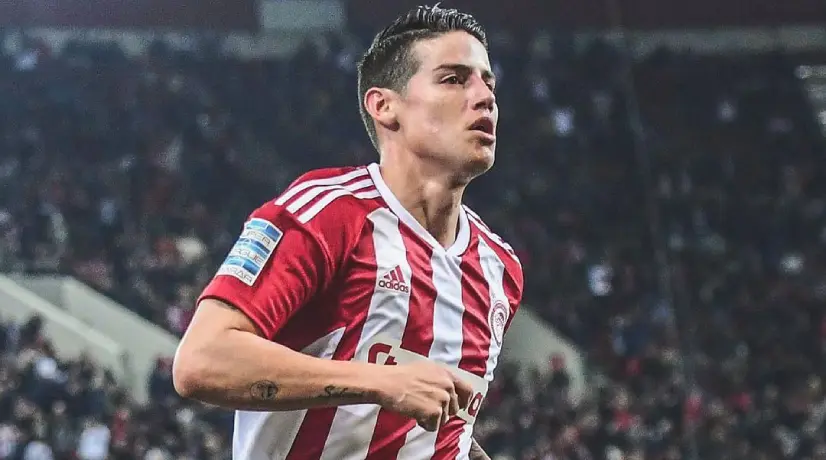 Foto: @olympiacosfc James Rodríguez