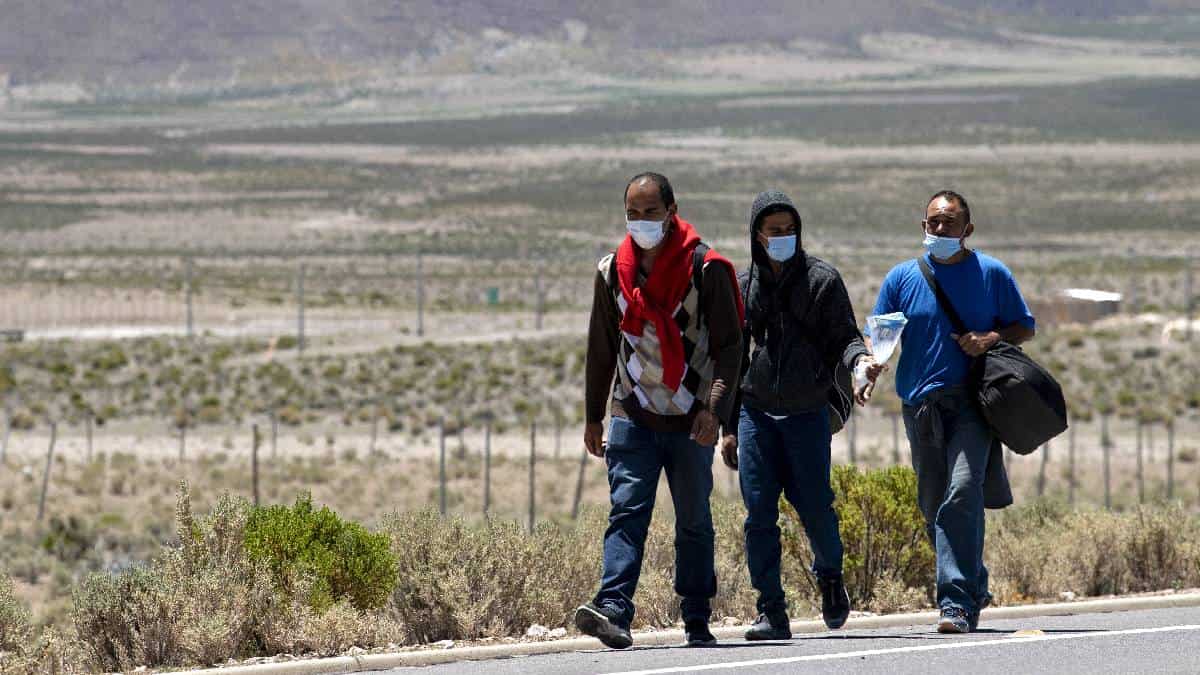 Migrantes venezolanos.