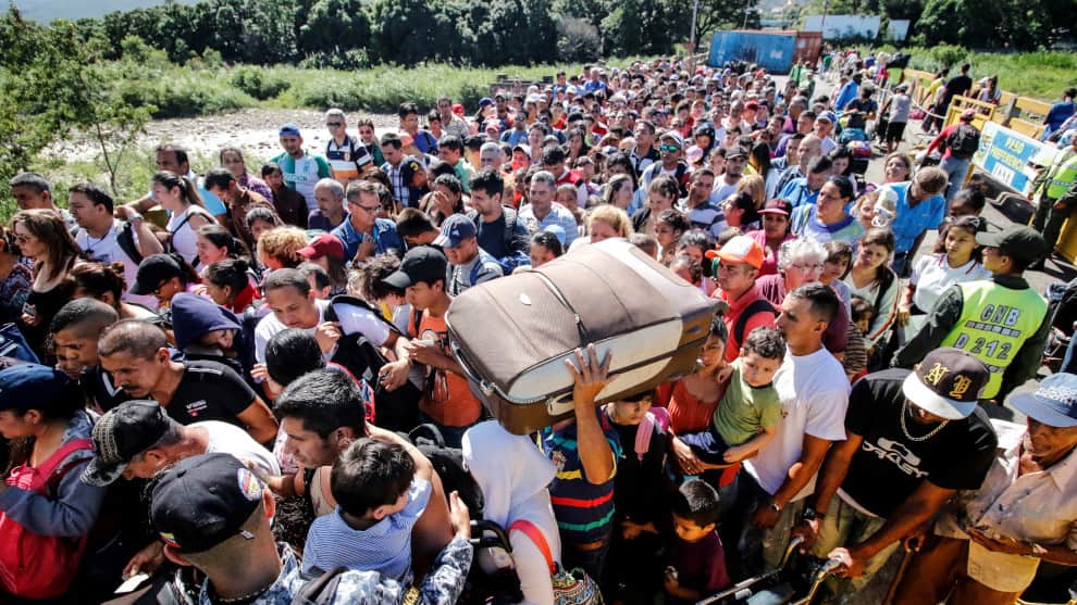 En Colombia hay 1,6 millones de venezolanos. Foto: AFP