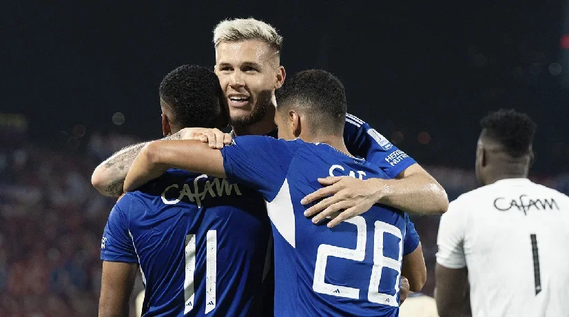 Jugadores de Millonarios celebrando