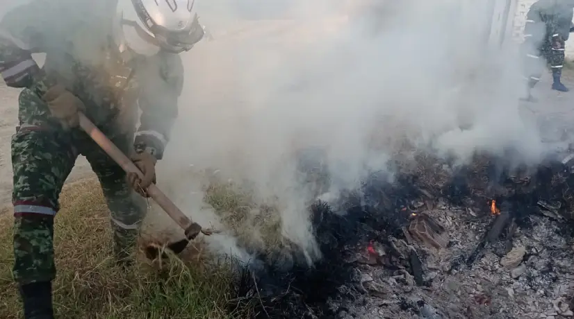 Mindefensa pide denunciar a quienes inicien incendios