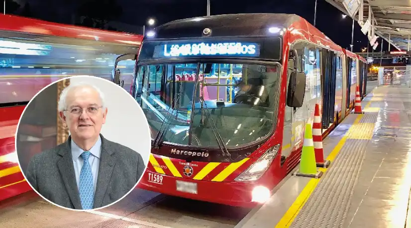 El ministro de Hacienda se subió a Transmilenio y así fue su viaje hasta Soacha
