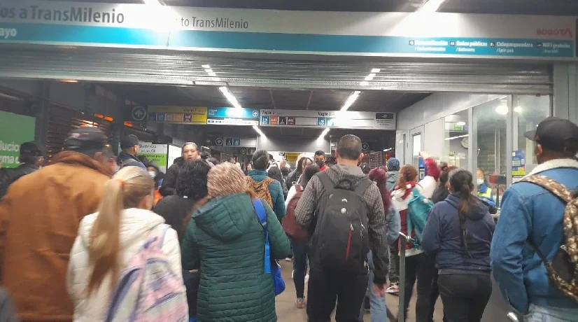 Bloqueos en Transmilenio, Bogotá 16 de febrero