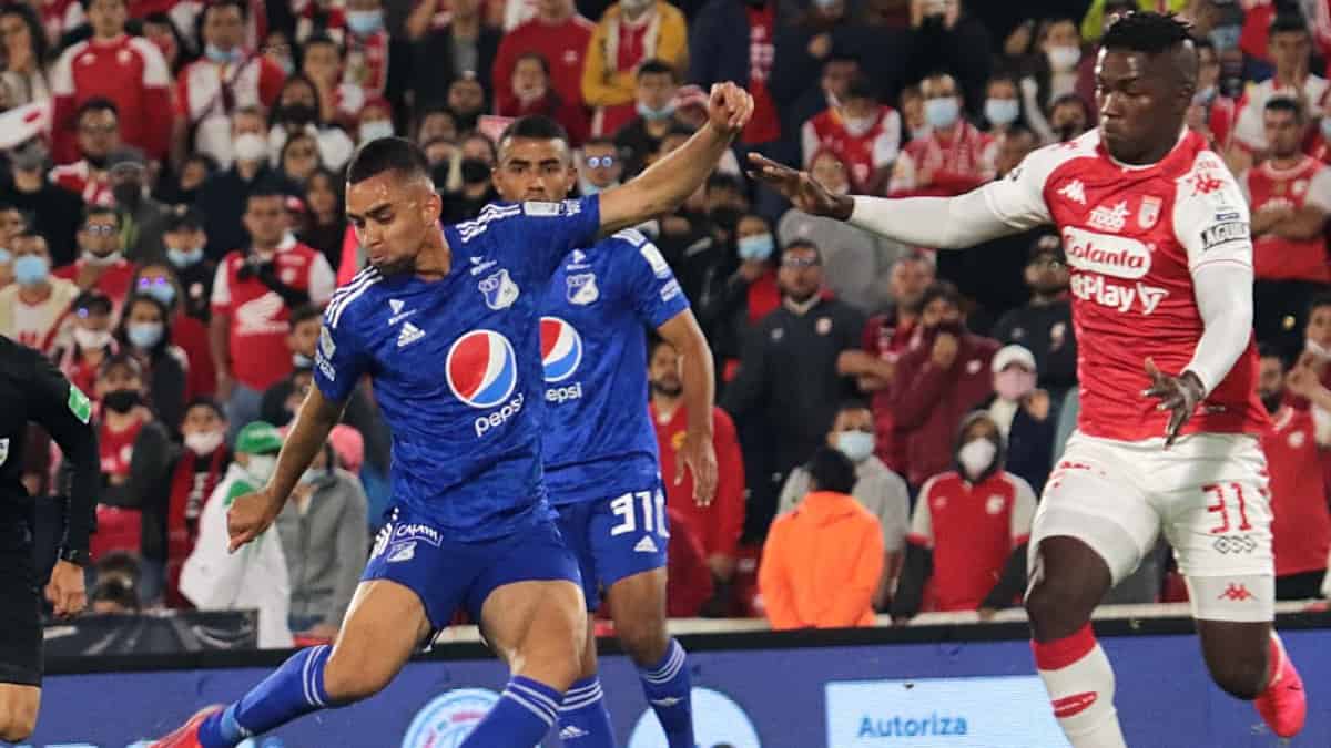 Goles de Millonarios ante Santa Fe: Andrés Román y Daniel Giraldo